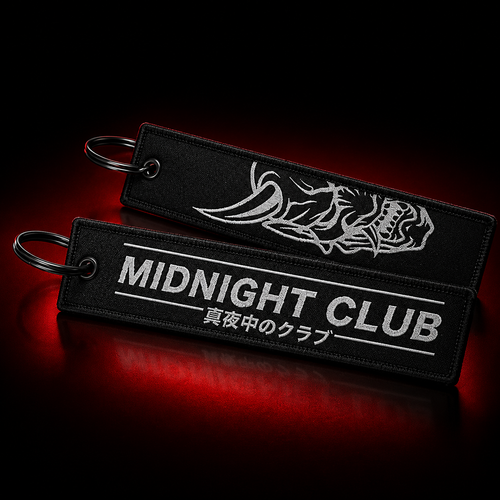 RideBuddy Midnight Club Keychain Set