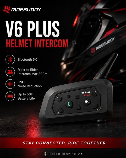 RideBuddy Plus Helmet Headset Bundle