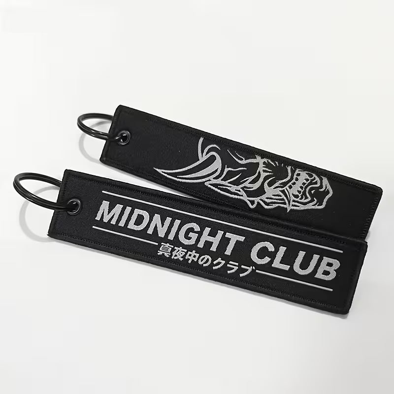 RideBuddy Midnight Club Keychain Set
